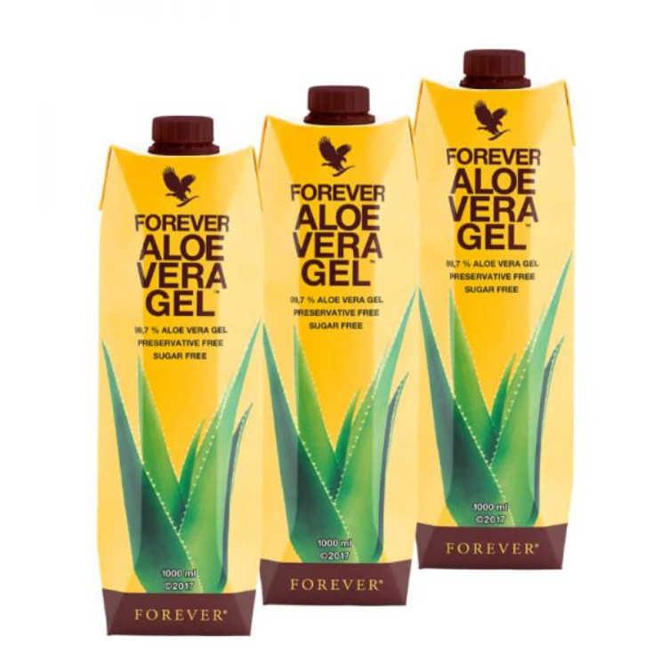 Trójpak Aloe Vera Gel naturalny do picia 3x1 litr
